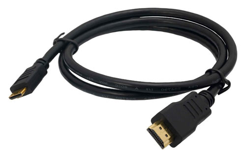 Al conectar un decodificador de televisión digital al monitor a través de   Cable HDMI   - HDMI no tuvo problemas particulares, pero también cuando se usa un cable chino barato, el sonido de los altavoces incorporados no se mantuvo