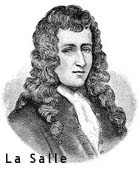 В 1669 году французский исследователь Роберт де ла Саль путешествовал по   Река Огайо   долина;  он требовал всю площадь для   Франция   и его король Людовик XIV